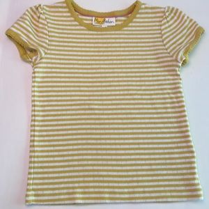 Boden Girls short-sleeved Pointelle top.  7-8